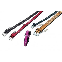 Karlie Art Leather Bling Xs Halsband Voor De Hond Roze