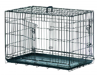 Karlie Draadkooi Zwart 2 Deurs 63x43x49 Cm