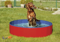 Karlie Doggy Pool Hondenzwembad Rood/blauw 80x20 Cm