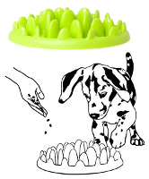 Northmate Slow feeder voor honden mini groen 29x22,5x7,5 cm 44100