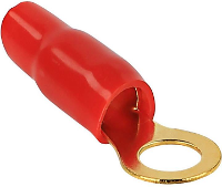Kash 24K033 Ringkabelschoen Dwarsdoorsnede (max.): 16 Mm² Gat diameter: 8 mm Deels geïsoleerd Rood 1 stuk(s)