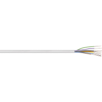 Kash 70I129 Beldraad, omhuld 2 x 2 x 0.8 Mm² Wit 20 m