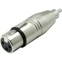 Kash XLR adapter XLR bus   Cinch stekker Mono Aantal polen: 3 Inhoud: 1 stuk(s)