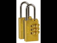 Kasp K11020D2 Hangslot Goud geel Cijferslot