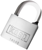 Kasp K14540A1 Hangslot 40 mm Gelijksluitend RVS Sleutelslot