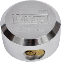 Kasp K50073LD Bestelwagenslot 73 mm Zilver Sleutelslot