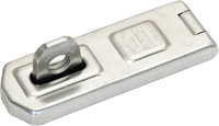 Kasp Overvalslot met sluitplaat 100 mm Staal K230100D 1 stuk(s)