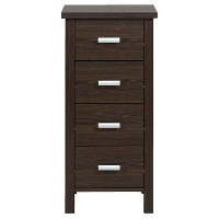 Kast Dante Tortona   donker eikenkleur   84,5x38,2x40 cm   Leen Bakker