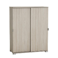 Kast Perfect met schuifdeuren   licht eikenkleur   101,2x79,5x35,5 cm   Leen Bakker