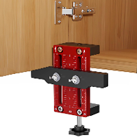 Kastdeur montage jig aluminium legering installatie positioneer kast hardware jig voor ingelijste en vrijstaande kasten