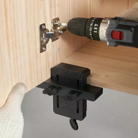 Kastdeurinstallatiepositie Vloerkasten Raam Installatieklem Verborgen Deurondersteuningsarm voor Kast Wardrobe