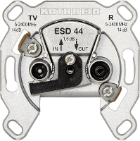 Kathrein ESD 44 Antennedoos TV, FM, Satelliet Inbouw (in muur) Loop through outlet