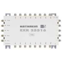 Kathrein EXR 25516 Satelliet multiswitch Ingangen (satelliet): 5 (4 satelliet / 1 terrestrisch) Aantal gebruikers: 16 Standby functie