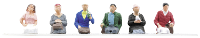 KATO 7024225 N Passagiers figuren Geverfd, Zittend