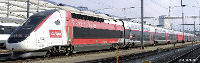 KATO by Lemke K101762 N treinstel TGV Duplex Lyria, 10 delig van de SNCF