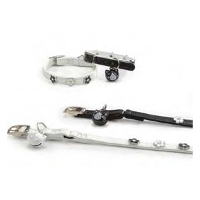 Kattenhalsband Bloem (van Riel) Voor De Kat Zwart 0730350