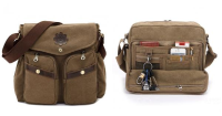Kaukko Canvas Bag Men Women Casual Crossbody Shoulder Bag Men Messenger Bags
