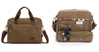 Kaukko Men Messenger Bags Canvas Male Handbag Casual Outdoor Bag