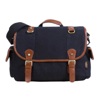 Kaukko Mens Casual Canvas Shoulder Bag Outdoor Messenger Bags