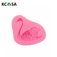Kcasa 3d Silicone Mold Swan Fondant Mould For Candy Chocolate Cake