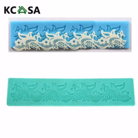 Kcasa Flower Lace Cake Mold Silicone Fondant Cake Decoration