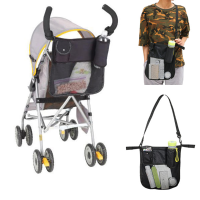 Kcasa Kc 0521 Baby Stroller Organizer Cup Holder Large Durable Stroller Storage Bag