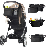 Kcasa Kc 0526 Large Detachable Stroller Organizer Cup Phone Holder Travel Storage Bag