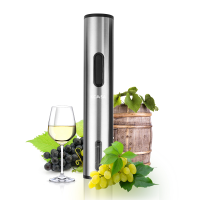 Kcasa Kc Aa95 Electric Red Wine Auto Opener Stainless Steel Metallic Silver With Removable Free Foil Cutter