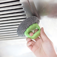 KCASA KC CS07 Hanging Steel Wire Ball Cleaning Brush Pot Pan Dish Bowl Scrubber Cleaner Washing Tool