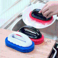Kcasa Kc Cs08 Strong Decontamination Bath Brush Magic Sponge Tiles Wash Pot Clean Brush Sponge Rub