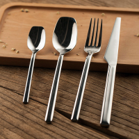 Kcasa Kc Fl10 4 Pieces Flatware Sets Food Grade Stainless Steel Dinnerware Cutlery Tableware Tools