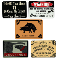 Kcasa Kc M4 40x60cm Creative Letter Mat Entrance Doormats Trap Printed Non Slip Floor Carpet