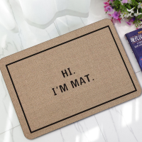 Kcasa Kc M5 40x60cm Creative Letter Mat Entrance Door Mats Trap Printed Non Slip Floor Carpet