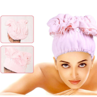 Kcasa Kc Ol603 Women Magic Fast Hair Drying Towel Head Wrap Absorbent Makeup Cosmetics Cap Bath Tool