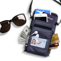 Kcasa Kc Pb16 Travel Passport Holder Rfid Blocking Storage Bag Waterproof Neck Wallet Organizer