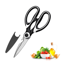 Kcasa Kc Ss10 Multifunction Kitchen Shears Stainless Steel Heavy Sharp Scissors Nut Cracker Opener