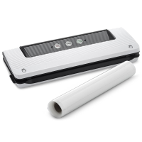 Kcasa Kc Vfs05 Vacuum Food Sealer 3 In 1 Multifunctional Sealer For Home And Kitchen Vacuum Packaging Machine Food Paperwork Jewelry Clothing Protector preserver With Sous Vide Vacuum Sealing Bags