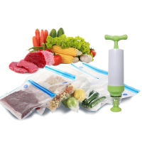Kcasa Kc Vpb111 Vacuum Sealing Storage Bags Sets Air Bleed Sealing Bag With Vacuum Air Pump