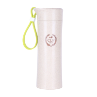 Kcasa Kc Whe04 360ml Wheat Straw Fiber Bottle Portable Mug Travel Outdoor Sports Water Cup Creative