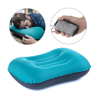 Kcasa Kc Xz01 Portable Air Inflatable Travel Pillow Camping Office Rest Head Neck Massage Cushion