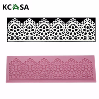 Kcasa Lace Cake Mold Silicone Fondant Cupcake Decoration
