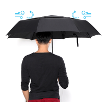 Kcasa Ua L1 Automatical Travel Umbrella Double Layers Folding Men Business Windproof Rain Gear