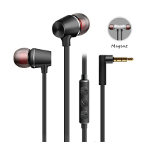 Kdk 307 Mangetic Adsorption 3.5Mm Jack In Ear Headphone Music Earphone For Iphone Samsung Xiaomi