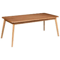 KEHO   Eettafel   Donker eikenhout   200 x 90 cm   MDF