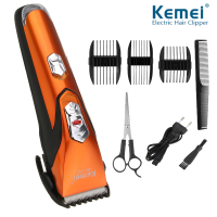 Kemei Km 313 Rechargeable Cordless Hair Trimmer Clipper Cutter Cutting Shaver Grooming Kit