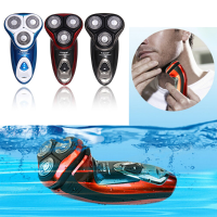 Kemei Km 5880 220v Rotary Electric Razor Rechargeable Shaver