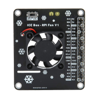Mini dubbele koelventilator met GPIO uitbreidingskaart voor Raspberry Pie 4B/3B+/3B/3A+