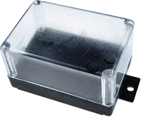 Kemo G021 Universele Behuizing 72 X 50 X 40 Thermoplast Zwart, Transparant 1 Stuks