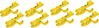 Kemo Z001 Dachklammern für FG025 Bevestigingsclips Geschikt voor merk Kemo 8 stuk(s)