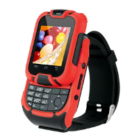Ken Xin Da W10 1.44 Inch Slip Cover Sc6531 0.32Ghz Touch Screen Watch Phone